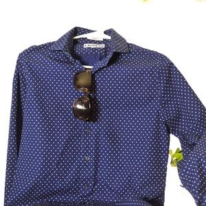 Express Men"s Dress Shirt Lg Slim fit